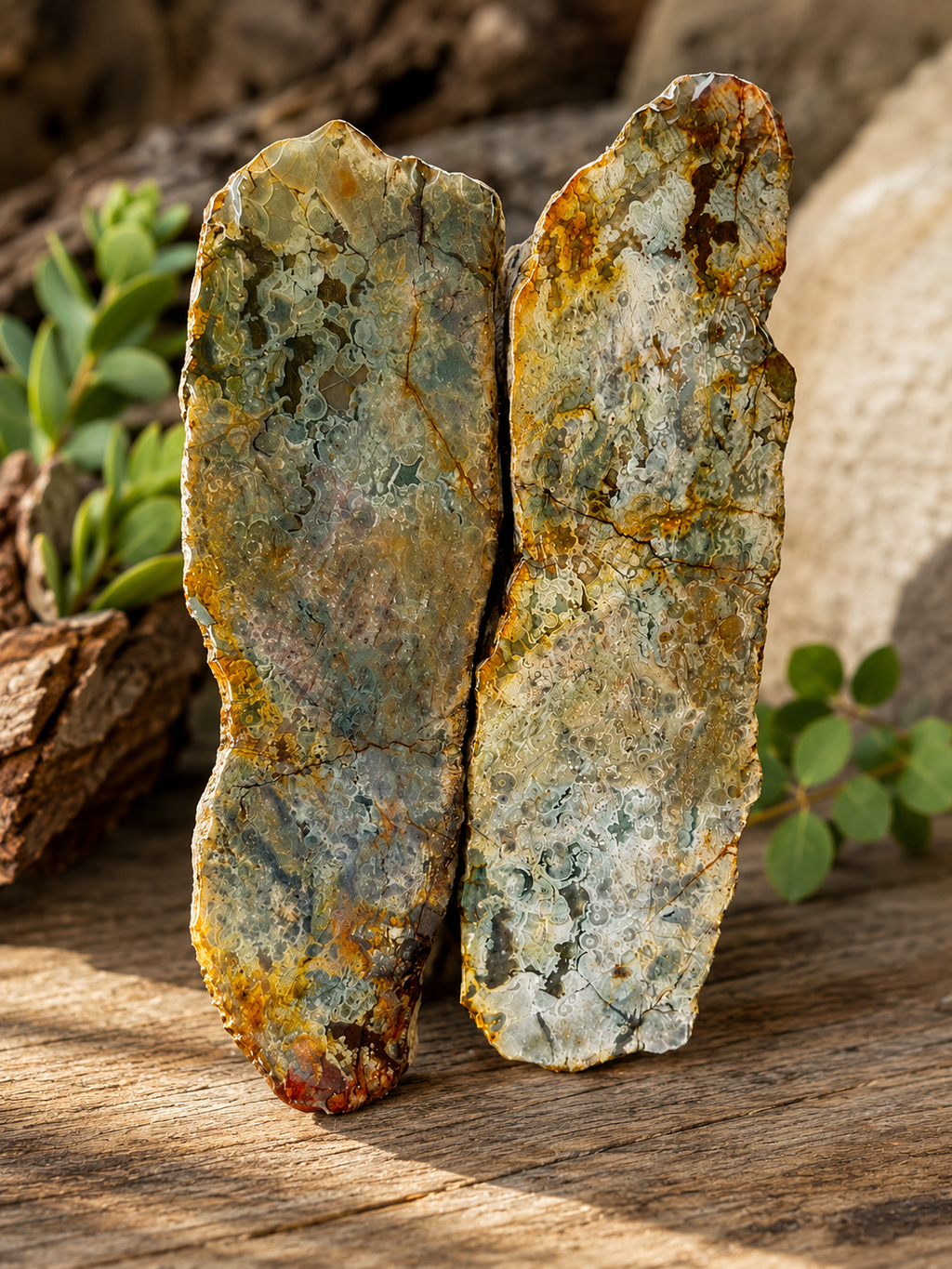 Golden Earth Australian Jasper – Hand Collected & Cut Natural Stone Specimen