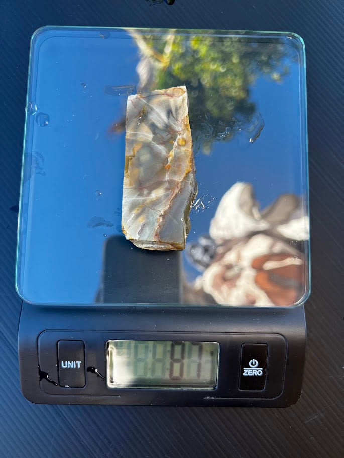 Hand-Cut Australian Agate Slice – 81 g