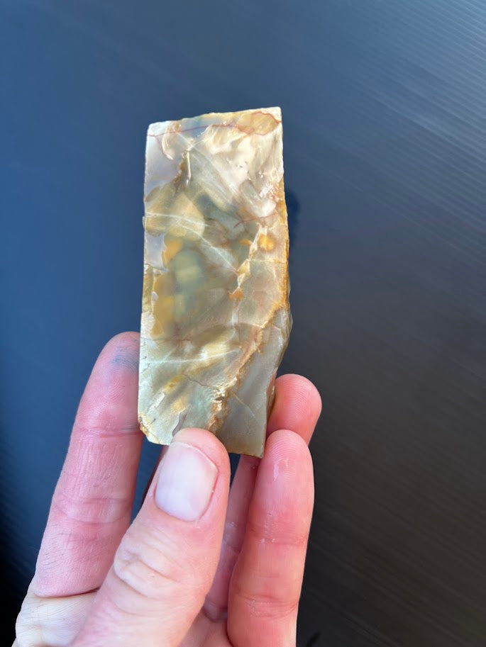 Hand-Cut Australian Agate Slice – 81 g