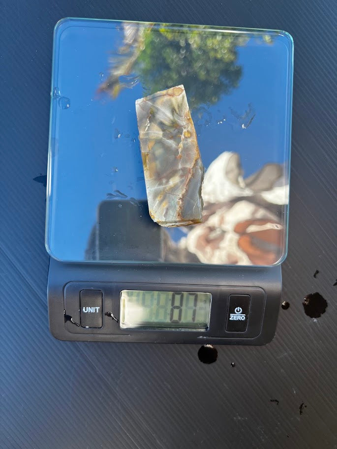 Hand-Cut Australian Agate Slice – 81 g