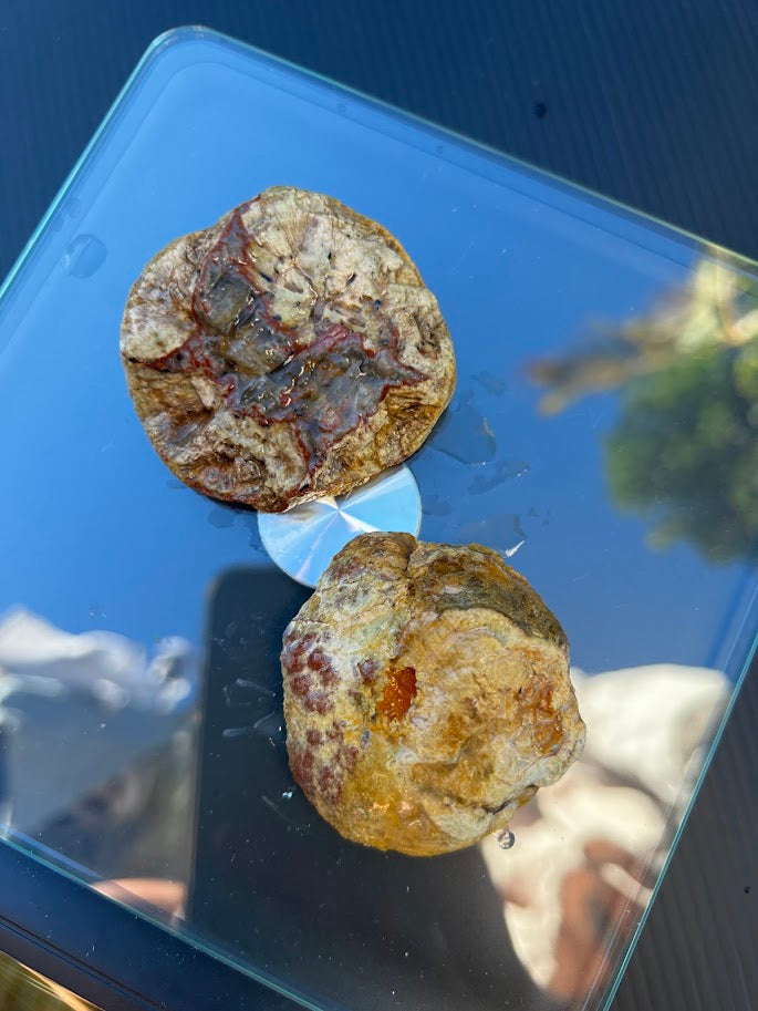 Thunderegg Pair – Hand Dug Australian Stone