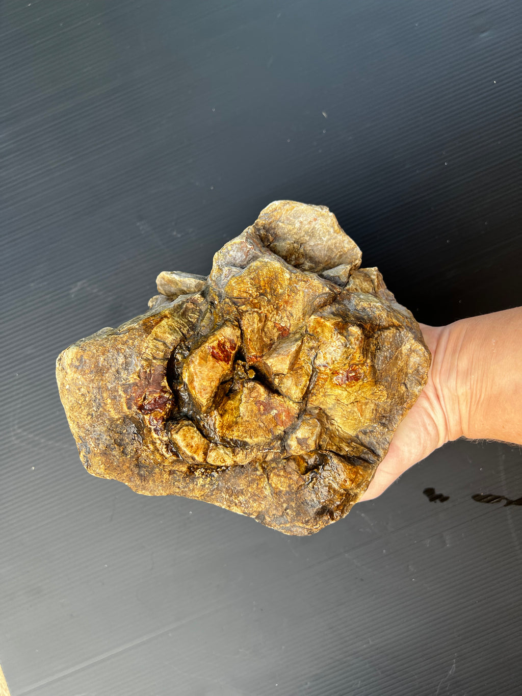 Rare Hand-Dug Quartz & Ironstone Formation | One-of-a-Kind Collector’s Rock