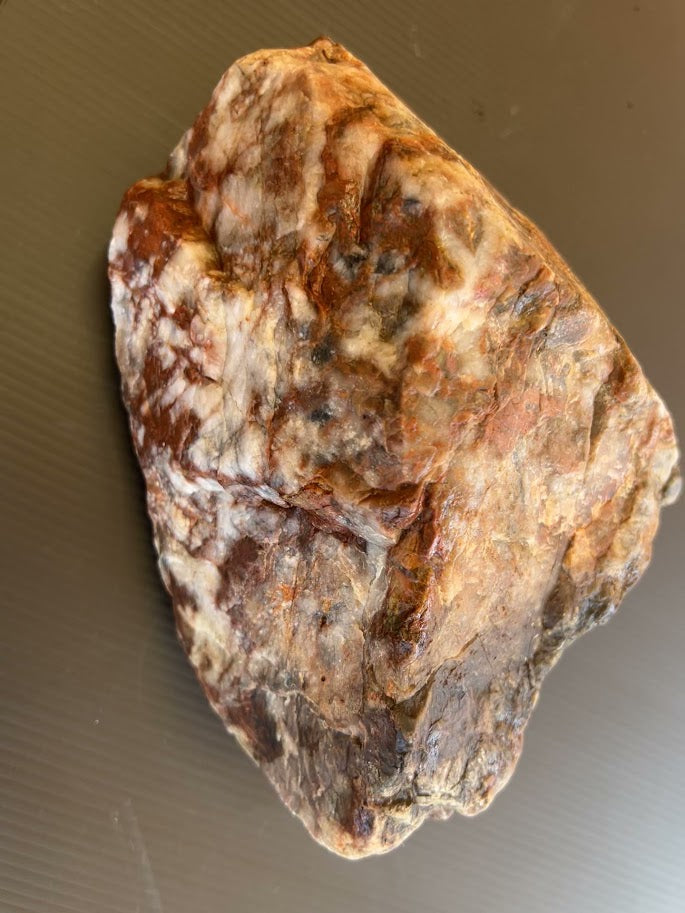 Large Australian Quartz & Chalcedony Specimen – Natural Iron-Stained Beauty