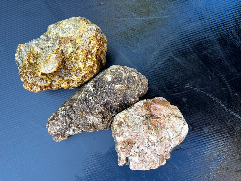 Australian Rough Rock Specimens – Lapidary Cutting Lot X3