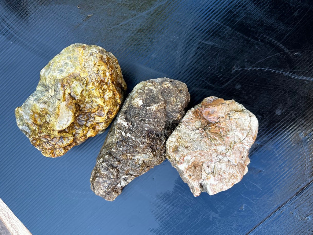 Australian Rough Rock Specimens – Lapidary Cutting Lot X3