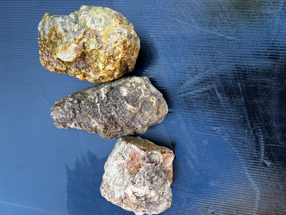 Australian Rough Rock Specimens – Lapidary Cutting Lot X3